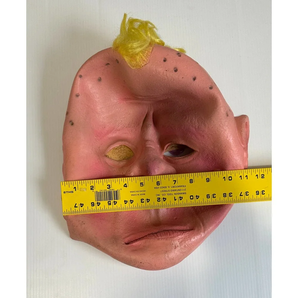 Spearhead Industries Giant Big Creepy Scary Man Mask Halloween Costume Rubber